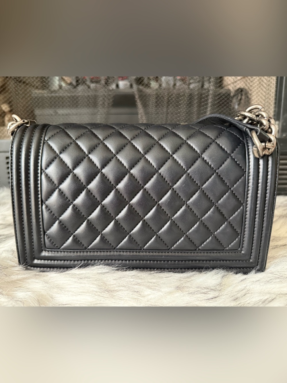 Source Unknown Quilted Shoulder Bag - Black